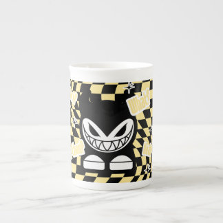 Lustige gelbe Labubou-inspirierte Tasse | Cute Bol
