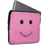 Lustige gelbe Laptoptasche Laptopschutzhülle (Vorne Rechts)