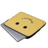Lustige gelbe Laptoptasche Laptopschutzhülle (Vorne Knopf)