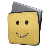 Lustige gelbe Laptoptasche Laptopschutzhülle (Vorderseite Links)