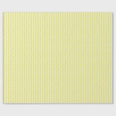 Lustige gelbe Vögel Doodle-Geschenkpapier Geschenkpapier (Flach)