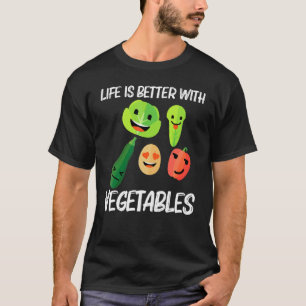Lustige Gemüse für Männer Frauen Obst Gemüse Garte T-Shirt