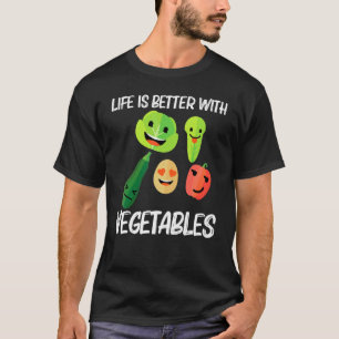 Lustige Gemüse für Männer Frauen Obst Gemüse Garte T-Shirt