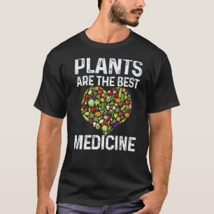 Lustige Gemüse Herz Pflanzen Sind Die Beste Medizi T-Shirt