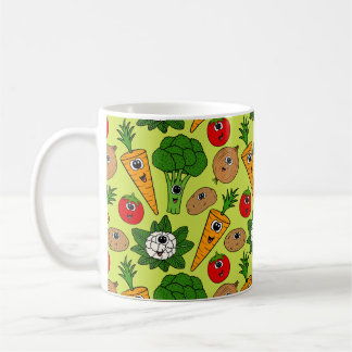 Lustige Gemüse-Kirche-Erntedankfest Kaffeetasse