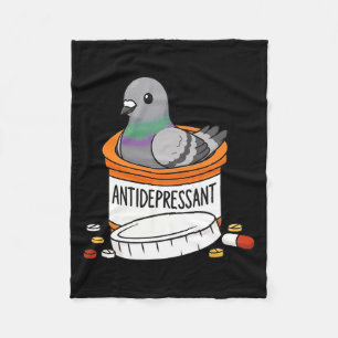 Lustige Geon Anti Depressivum Zoo Jungen Mädchen P Fleecedecke