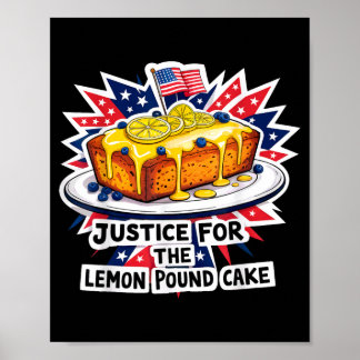 Lustige Gerechtigkeit für amerikanischen Zitronenp Poster