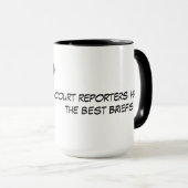 Lustige Gerichtsschreiber "haben die besten Tasse (VorderseiteRechts)