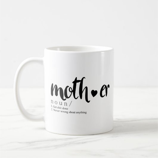 Lustige Geschenk-Idee der Kaffeetasse (Links)