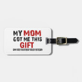 Lustige Geschenkartikel Gepäckanhänger (Vorderseite horizontal)