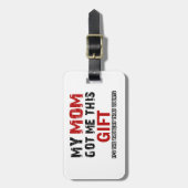 Lustige Geschenkartikel Gepäckanhänger (Vorderseite vertikal)