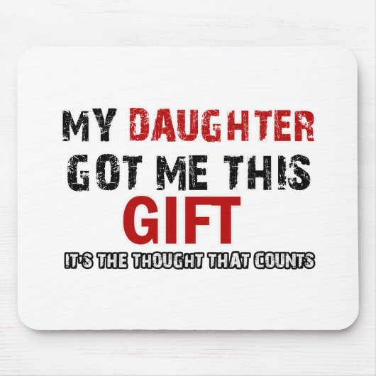 Lustige Geschenkartikel Mousepad (Vorne)