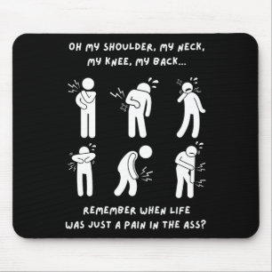 Lustige Geschenke für ältere Menschen 50. 60. 70. Mousepad