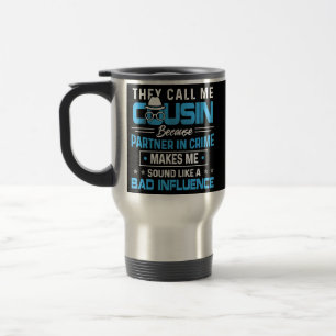 Lustige Geschenke für Cousins mit Papa Komplize Reisebecher