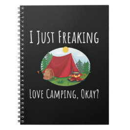 Lustige Geschenke für einen Camping-Liebhaber Camp Notizblock