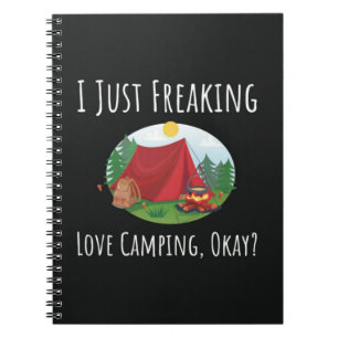 Lustige Geschenke für einen Camping-Liebhaber Camp Notizblock