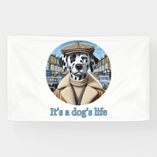 lustige Geschenke für Hundefreunde Klassischer T - Banner (Horizontal)