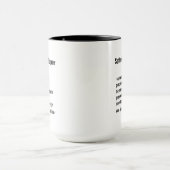 Lustige Geschenke für Softwareentwickler-Definitio Tasse (Zentrum)