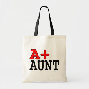 Lustige Geschenke für Tanten: A+ Tante Tragetasche