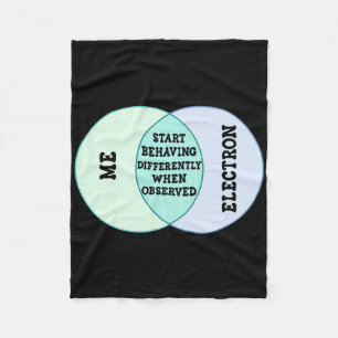 Lustige Geschenke für Wissenschaftslehrer und Kind Fleecedecke