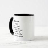 lustige Geschenke Historian Definition für Männer Tasse (Vorderseite Links)