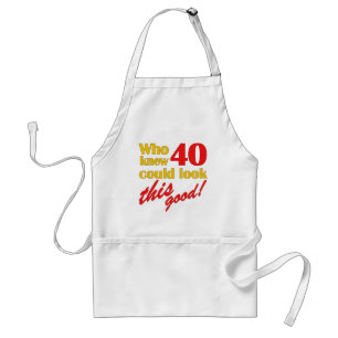 Lustige Geschenke zum 40. Geburtstag Schürze