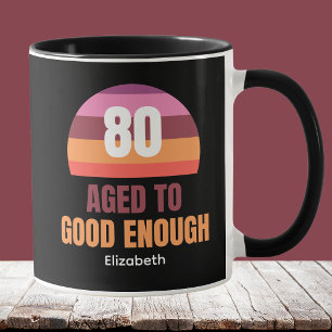 Lustige Geschenkidee für den 80. Geburtstag: Sonne Tasse