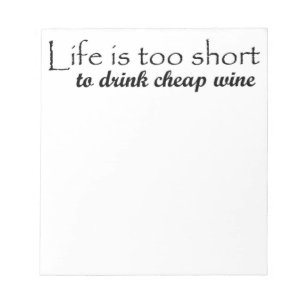 Lustige Geschenkideengeschenke wine Notizblock