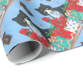 Lustige Geschenkpapier (Rolleneckpunkt)