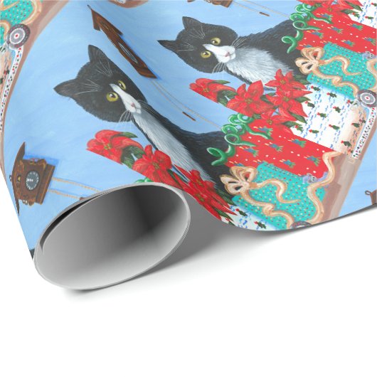 Lustige Geschenkpapier (Rolleneckpunkt)