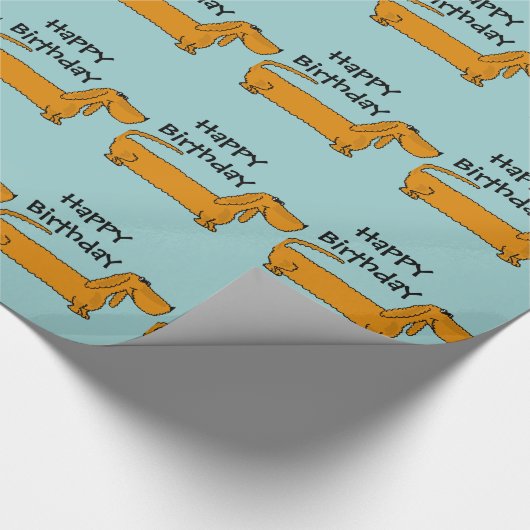 Lustige Geschenkpapier (Ecke)