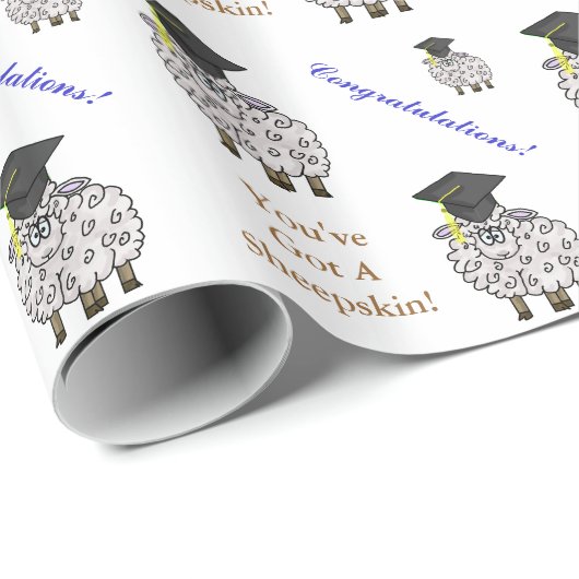 Lustige Geschenkpapier (Rolleneckpunkt)