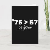 Lustige Geschichte 76 67 Thomas Jefferson Six Seve Karte (Vorderseite)