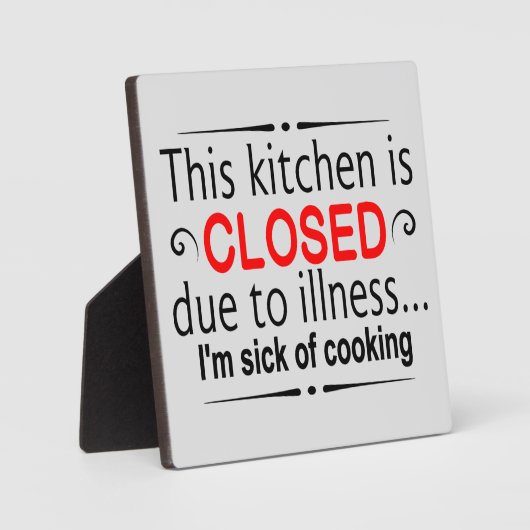 lustige geschlossene Kochkunst Fotoplatte (Vorderseite)