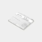 lustige gesellen Klebezettel Post-it Klebezettel (angewinkelt)