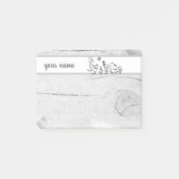 lustige gesellen Post-it Klebezettel