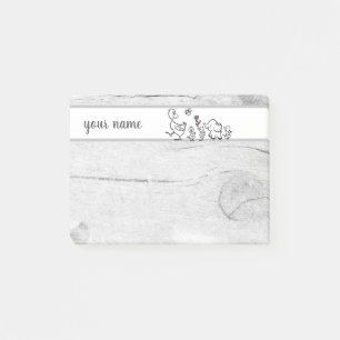 lustige gesellen Post-it Klebezettel