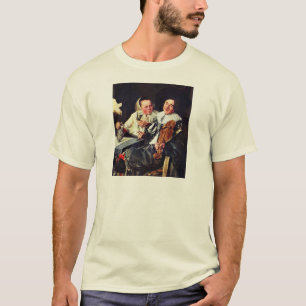 Lustige Gesellschaft durch Leyster Judith (beste T-Shirt