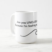 Lustige GesetzesTasse - Gesetzesaufnahmen-Linie Kaffeetasse (Vorderseite Links)