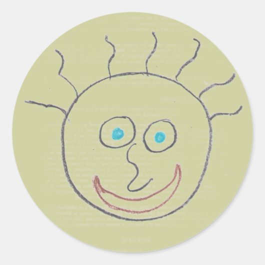 Lustige Gesichter Aufkleber (Vorderseite)