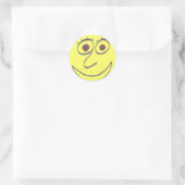 Lustige Gesichter Aufkleber (Tasche)