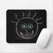 Lustige Gesichter-Mauspad Mousepad (Mit Mouse)