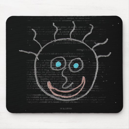Lustige Gesichter-Mauspad Mousepad (Vorne)