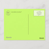 Lustige Gesichter Postkarte (Rückseite)