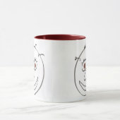 Lustige Gesichter Tasse (Zentrum)
