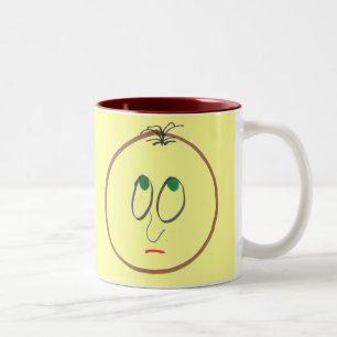 Lustige Gesichter Tasse