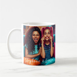 Lustige Gesichter und inspirierender Spruch der be Kaffeetasse