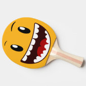 Lustige Gesichts-Öffnungs-Extravaganz Tischtennis Schläger (Seitenansicht)