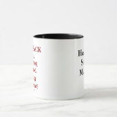 Lustige Gesundheit und Sicherheit ist mein Leben - Tasse (Zentrum)