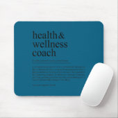 Lustige Gesundheits-Coach-Zitat-Definition Mousepad (Mit Mouse)
